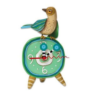 NWOB Spring Tweets Bird Desk Clock